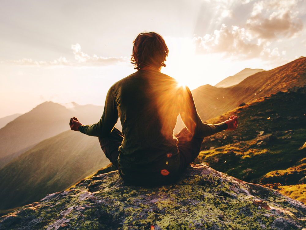 meditación en vuelos, 