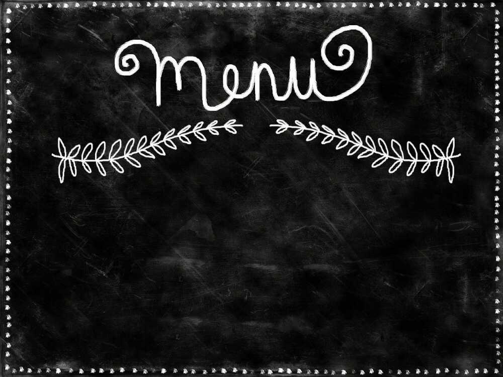 menú