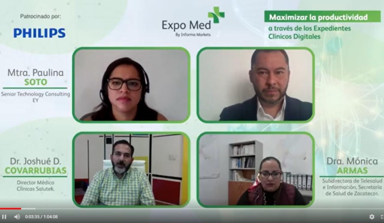 Expo Med Digital | Maximizar la productividad a través de los Expedientes Clínicos Digitales
