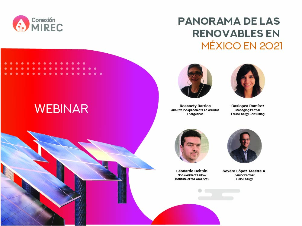 WEBINAR | Panorama del sector renovable en México en 2021
